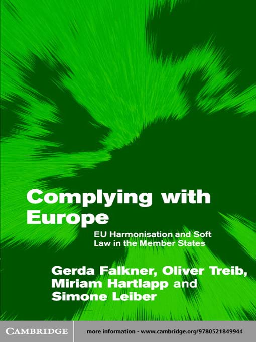 Cover image for Complying with Europe